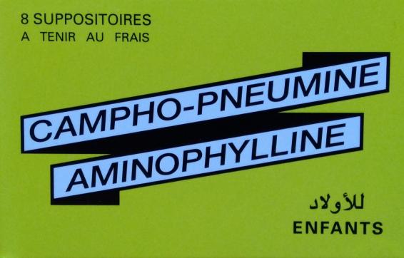 Campho-Pneumine Aminophylline Suppositoires Enfants